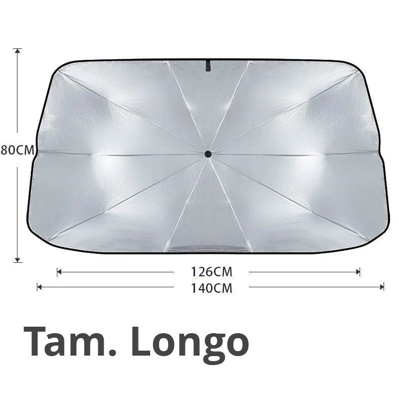 Protetor Solar Universal Portátil de Para-brisas de Carros